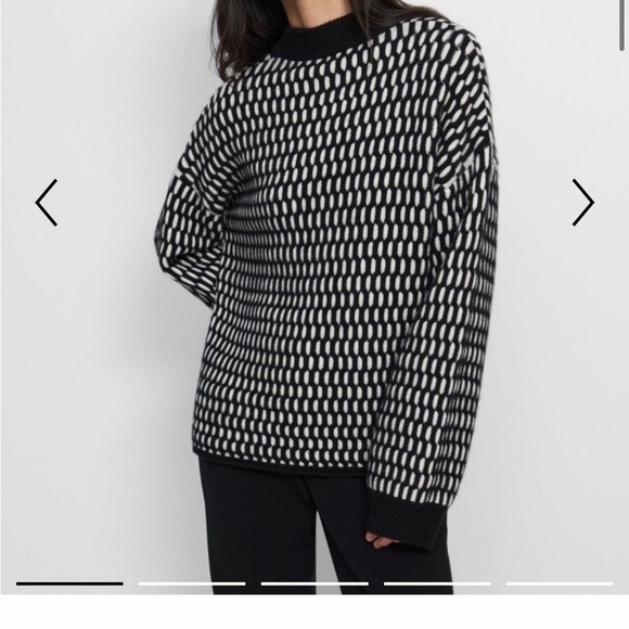 Theory cashmere mock neck sweater - Picture 4 of 4